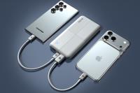 S-LINK IP-G12N 10000mAh Micro+Usb+ Type-C Giriş+Çıkış Beyaz. Taşınabilir Pil Şarj Cihazı Powerbank